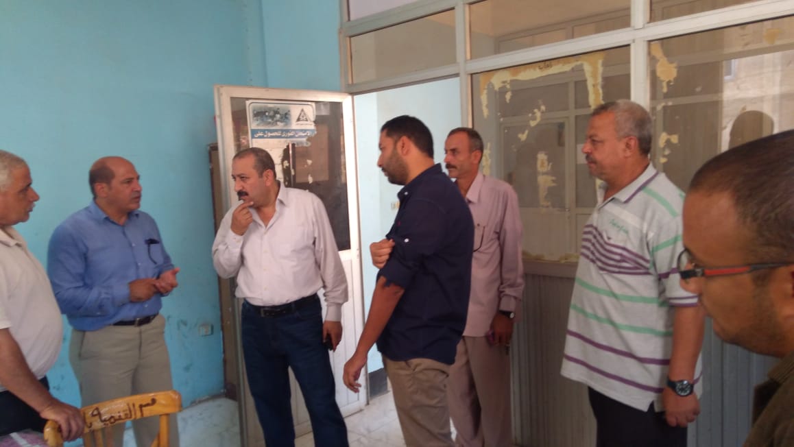 رئيس مركز مدينة الزقازيق يتفقد الوحدة المحلية ببردين 1 رئيس مركز مدينة الزقاززيق