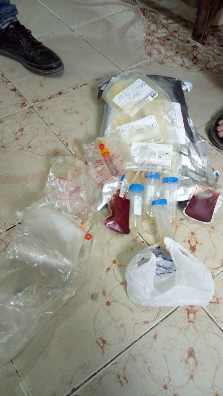 ضبط 26 كيس دم عير صالح في مستشفيات الزقازيق