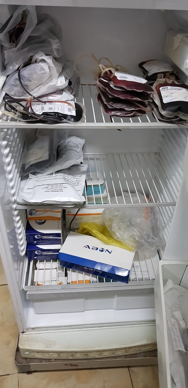 ضبط 26 كيس دم عير صالح في مستشفيات الزقازيق