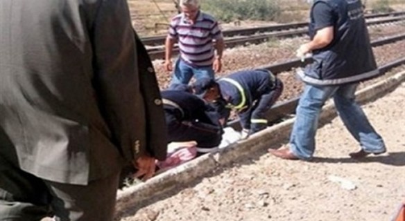 مصرع فتاة بأبوكبير أسفل عجلات القطار 7 مصرع فتاة تحت عجلات القطار بالشرقية