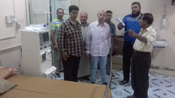 وكيل صحة الشرقية يتفقد وحدة الغسيل الكلوى