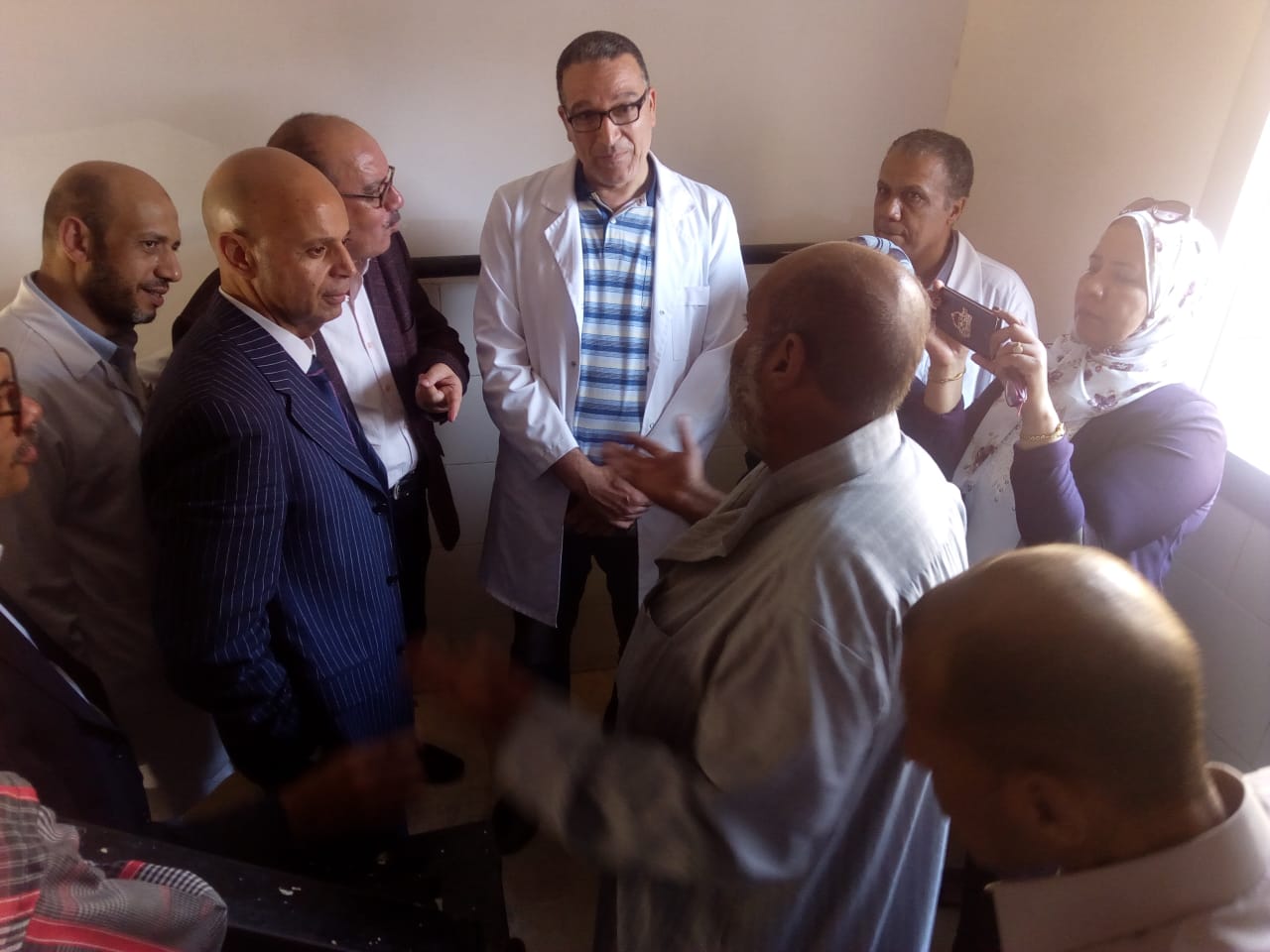 وكيل وزارة الصحة بالشرقية يزور مستشفى فاقوس