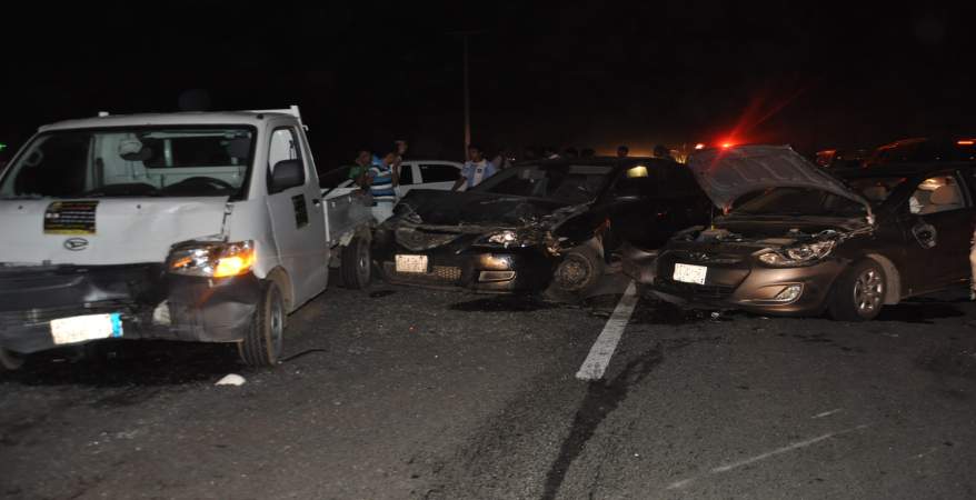 إصابة شخص في حادث مروع على طريق «الزقازيق - أبوكبير»