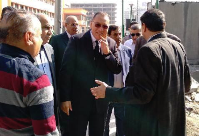 إقامة ممشى ومساحات خضراء على كورنيش بحر مويس بالزقازيق 10 الدكتور ممدوح غراب
