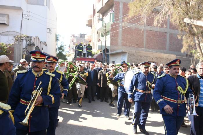 جنازة عسكرية لشهيد الواجب المجند 2