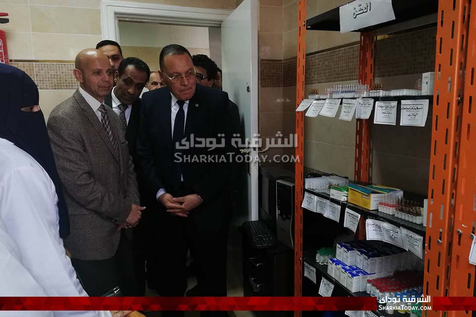 افتتاح مركز طب الأسرة بالعزيزية بمنيا القمح 