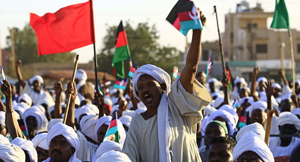 المتظاهرين في السودان