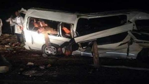 إصابة 11 شخص في حادث تصادم مروع بالشرقية