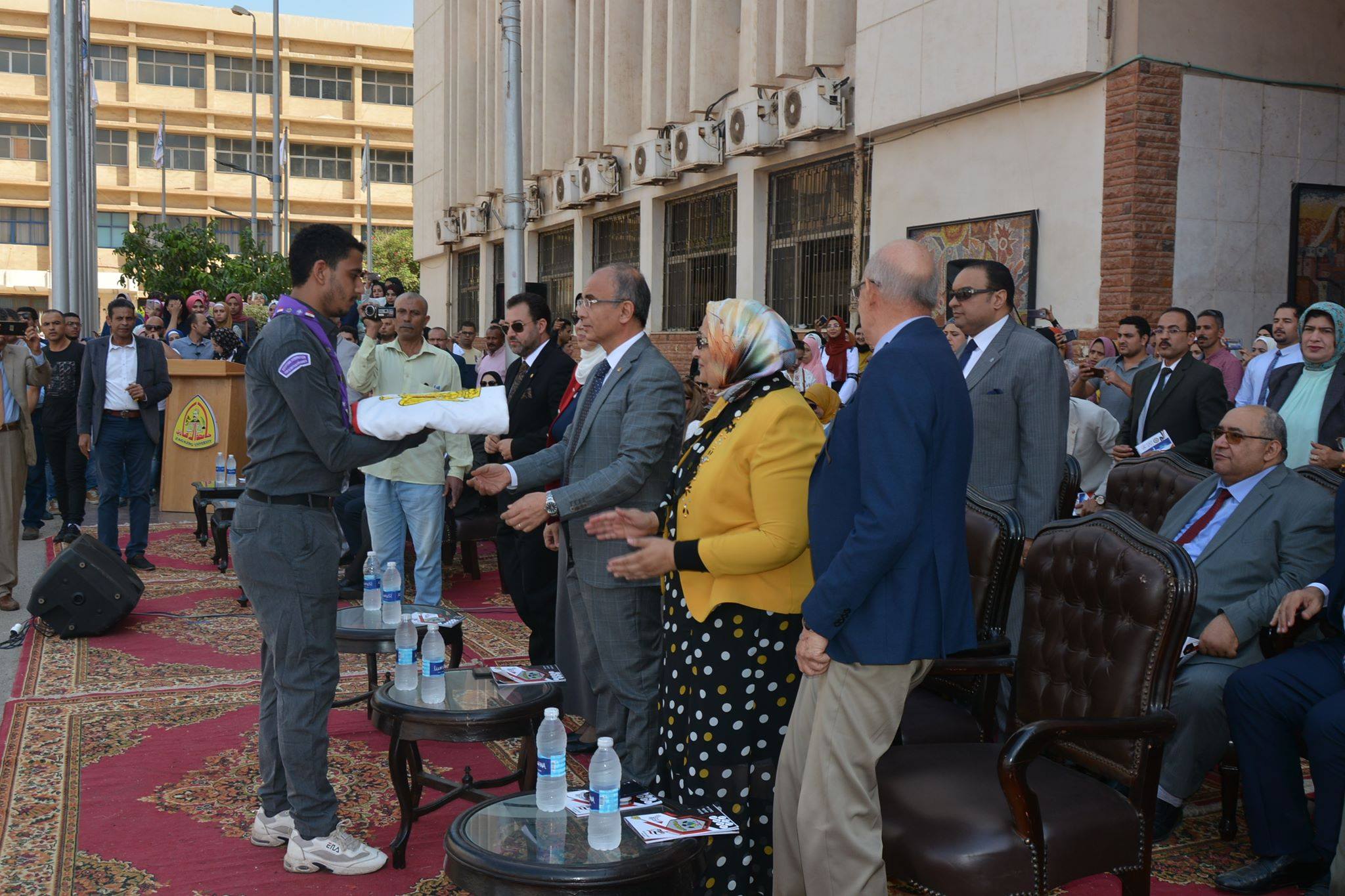 هكذا استقبلت جامعة الزقازيق الطلاب في أول أيام العام الدراسي الجديد 1 جامعة الزقازيق