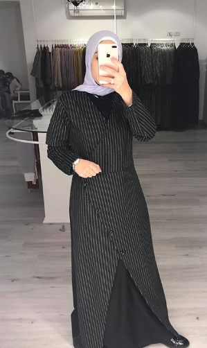 فساتين كاروهات شتوي للتفصيل موضة 2020 24 فساتين كاروها