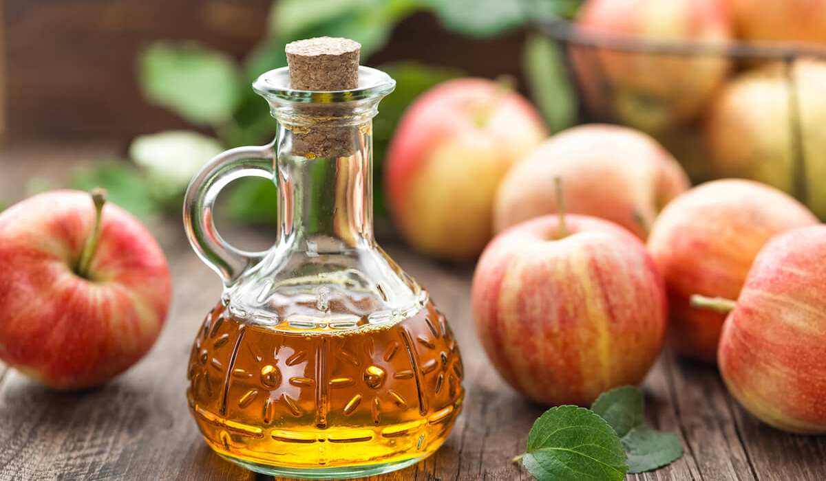 فوائد خل التفاح مع زيت الزيتون للكرش