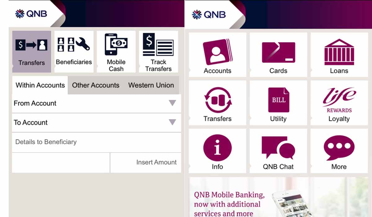 تطبيق بنك QNB