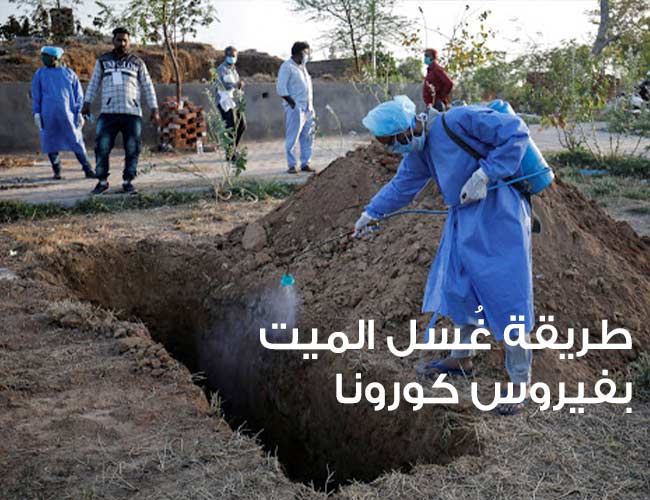 طريقة غسل الميت بفيروس كورونا