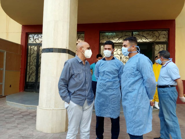 وزارة الصحة بالشرقية يتابع سير العمل بمستشفى العزل بالزقازيق 11