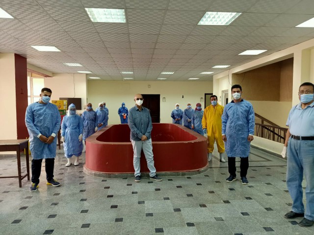 وزارة الصحة بالشرقية يتابع سير العمل بمستشفى العزل بالزقازيق 41