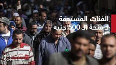 30 فئة تستفيد من منحة الـ 500 جنيه وهذا موعد ومكان الصرف 8 منحة الـ 500 جنيه