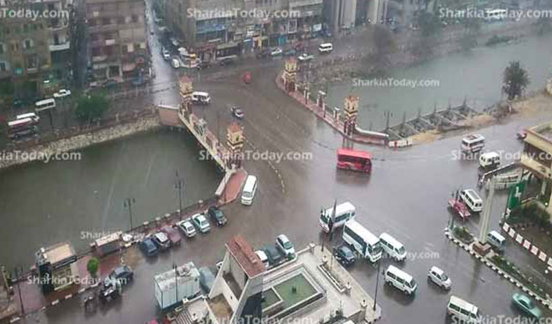 خريطة سقوط الأمطار على مصر