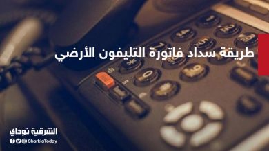 فاتورة التليفون الأرضي