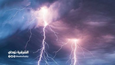 أمطار رعدية غزيرة