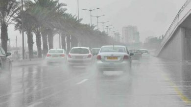 الأرصاد تتوقع سقوط أمطار ورياح شديدة