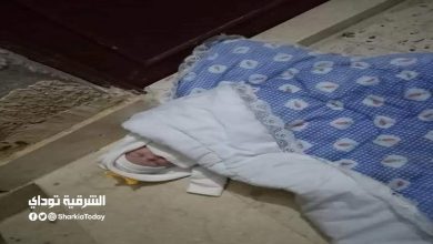 العثور على طفلة حديثة الولادة ملقاة على سلم عمارة سكنية بالشرقية 9 العثور على طفلة حديثة الولادة