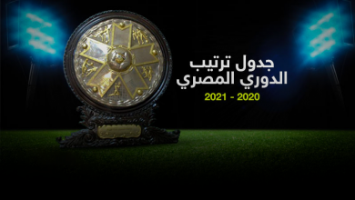 جدول ترتيب الدوري المصري