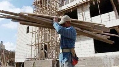 استئناف أعمال البناء