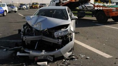 مذيعة شهيرة تتعرض لحادث سير على طريق المنصورية 2 حادث