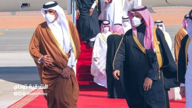 محمد بن سلمان وأمير قطر