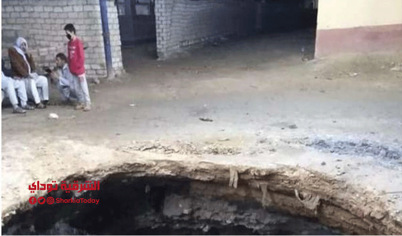 هبوط أرضي يبتلع سيارة ويتسبب في مصرع قائدها 1 هبوط أرضي