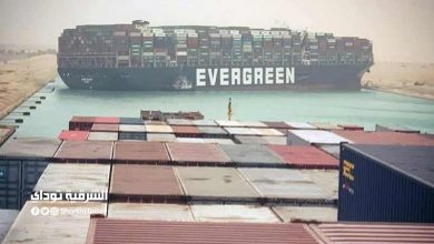 أول تحرك من البيئة بعد تعويم السفينة الجانحة "EVER GREEN" بقناة السويس 6 السفينة الجانحة 3