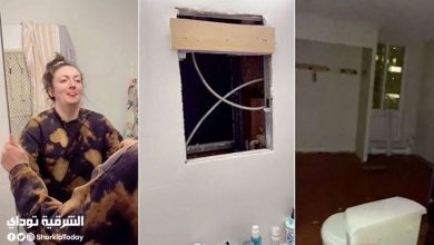 صدمة كبرى.. سيدة تكتشف مفاجأة غريبة خلف مرآة حمام منزلها "فيديو وصور"