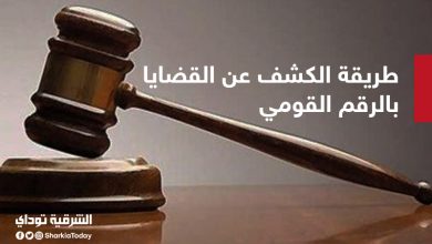 الكشف عن القضايا بالرقم القومي