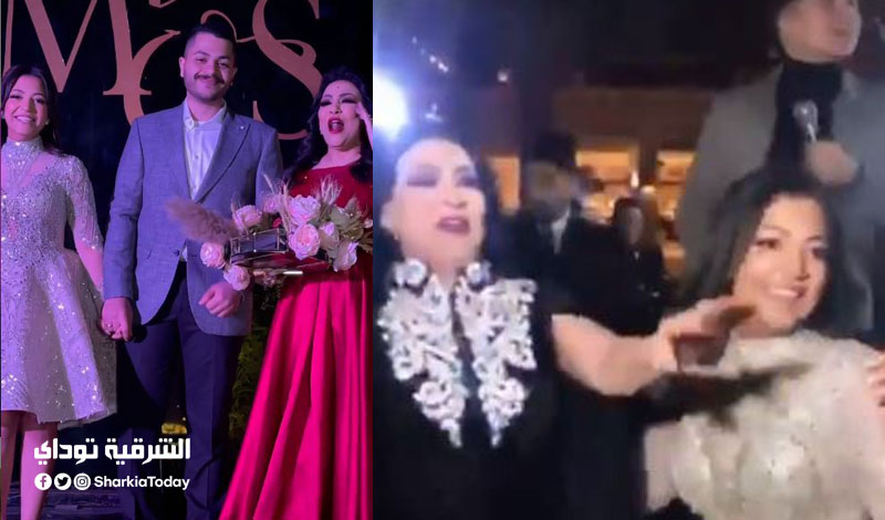 بدرية طلبة ترقص مع عمر كمال في حفل زفاف ابنتها سلمى