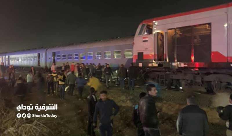 حادث قطار منيا القمح