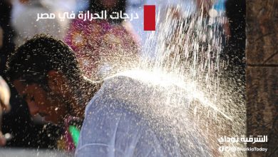 درجات الحرارة في مصر