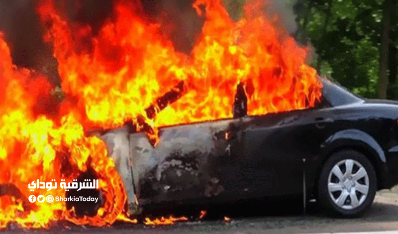 سيارة محترقة1