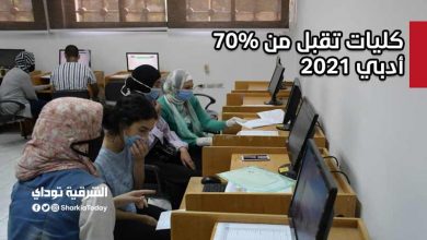 كليات تقبل من 70% أدبي 2021