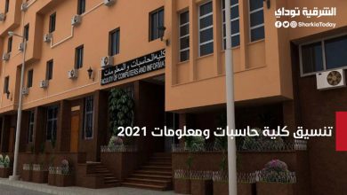 تنسيق كلية حاسبات ومعلومات 2021