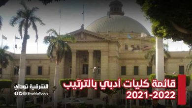 قائمة كليات أدبي بالترتيب 2021-2022