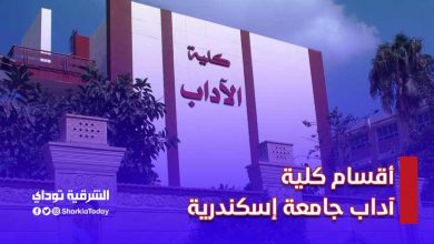 أقسام كلية آداب جامعة إسكندرية