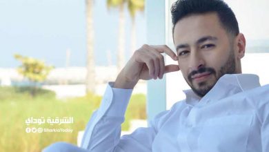 الظهور الأول لزوجة الفنان حمادة هلال بعد خلع الحجاب في مهرجان الفضائيات فيديو