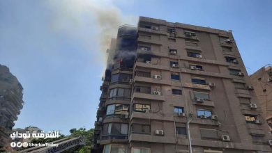 لحظات الرعب فى حريق عقار ميرفت أمين بالمهندسين.. جحيم استمر 45 دقيقة (صور) 10 حريق عقار ميرفت أمين بالمهندسين