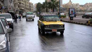 خريطة سقوط الأمطار خلال الأسبوع
