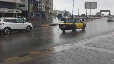 خريطة سقوط الأمطار