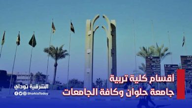 أقسام كلية تربية جامعة حلوان
