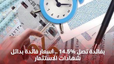 أسعار فائدة بدائل شهادات الاستثمار