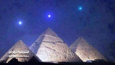 اصطفاف 3 كواكب فوق أهرامات الجيزة