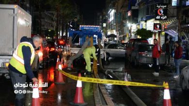 وفاة اثنين من عمال صرف مياه الأمطار