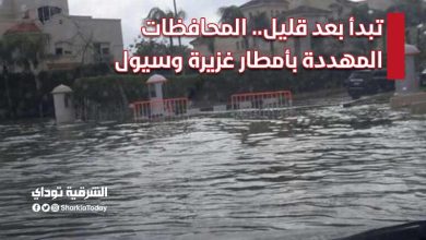 تبدأ بعد قليل.. ما هي المحافظات المهددة بأمطار غزيرة وسيول خلال موجة التقلبات الجوية؟
